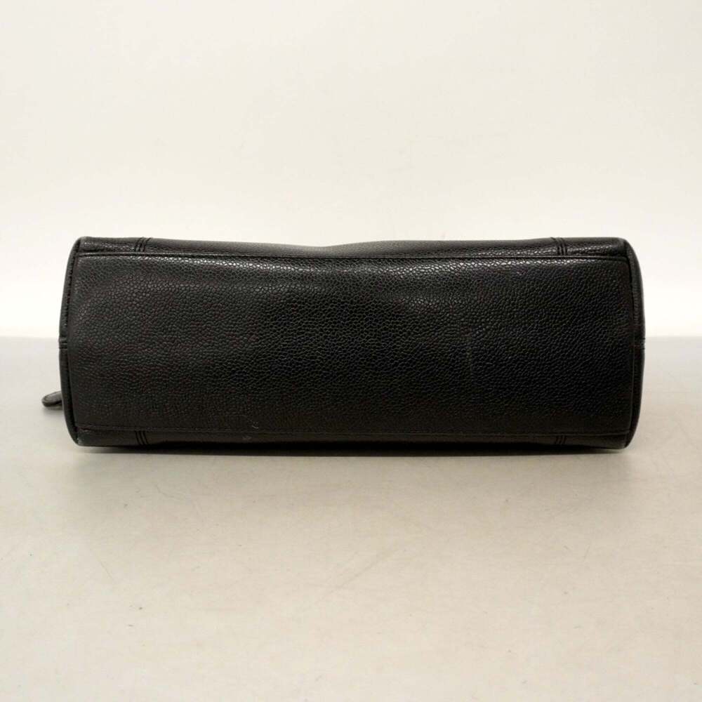 CHANEL Black Caviar Leather Tote Bag - Picture 3 of 12